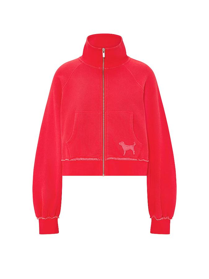 Campus Terry&trade; Mock-Neck Full-Zip Sweatshirt image number 2