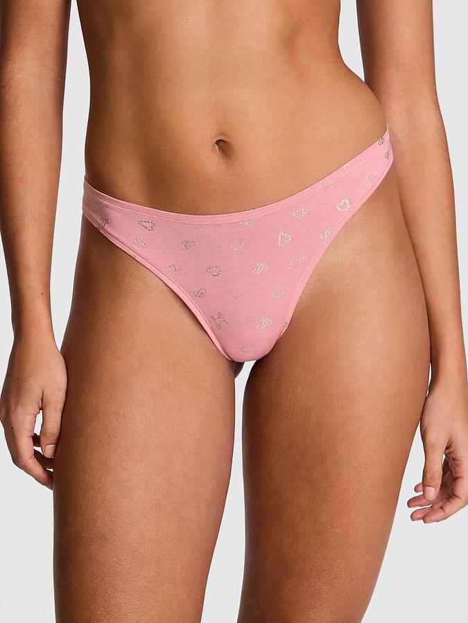 Cotton Thong Panty image number 0