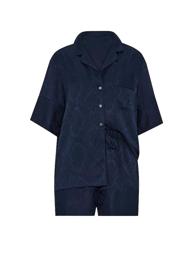 Signature Satin Short Pajama Set image number 2