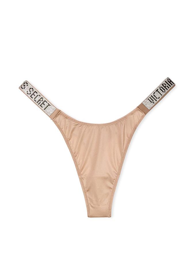 Shine Strap Thong Panty image number 0