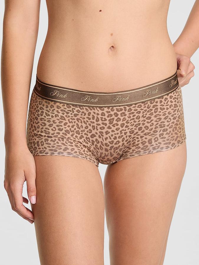 Logo Cotton Boyshort Panty