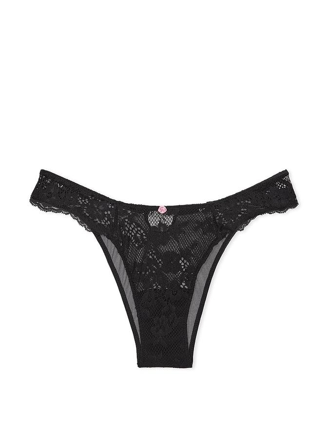 Twinkle Bow Lace Brazilian Panty image number 0