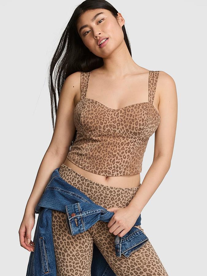 Lace-Up Corset Top image number 0