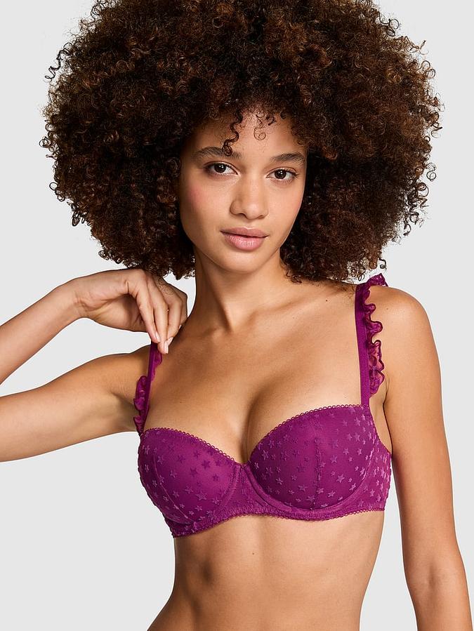 Wink Push-Up Balconette Bra image number 0