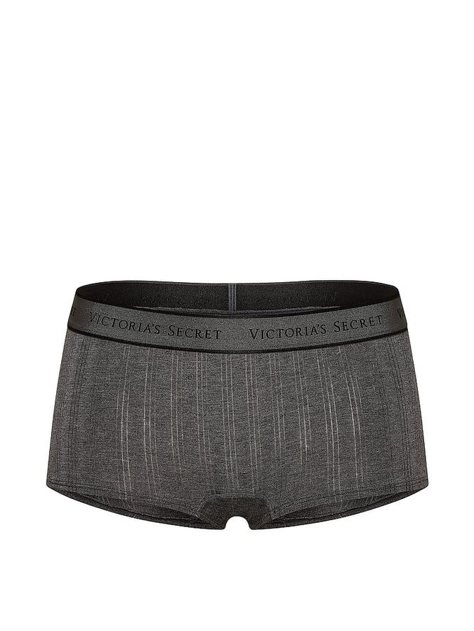 SoSoft&trade; Modal Ultra-Fine Logo Boyshort Panty image number 2