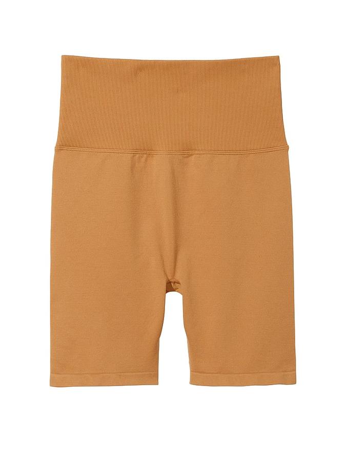 PINK Flip It Seamless Foldover Bike Shorts image number 2