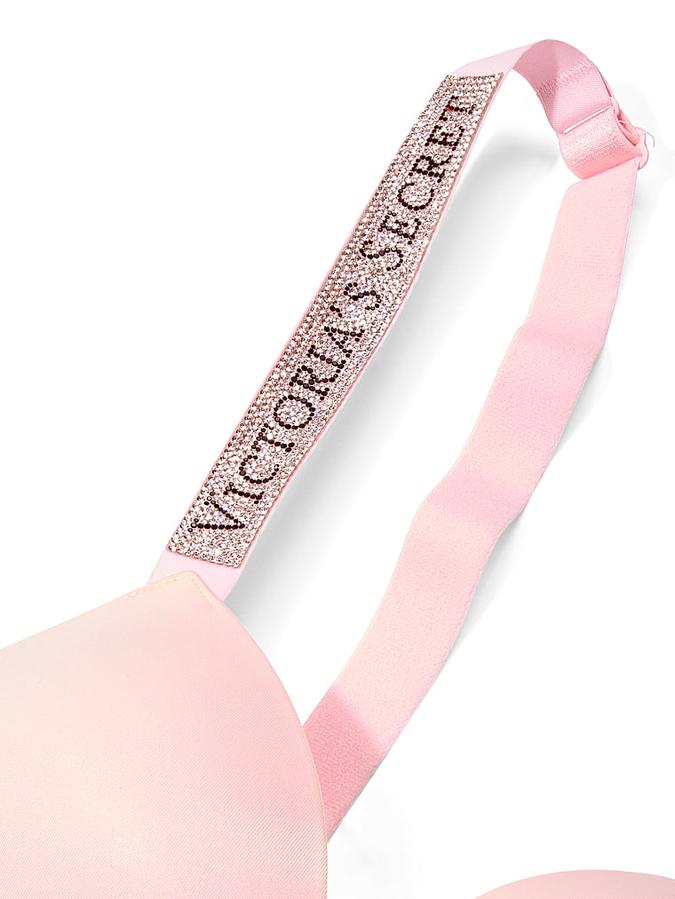 Logo Shine Strap Lightly Lined Low-Cut Demi Bra image number 4