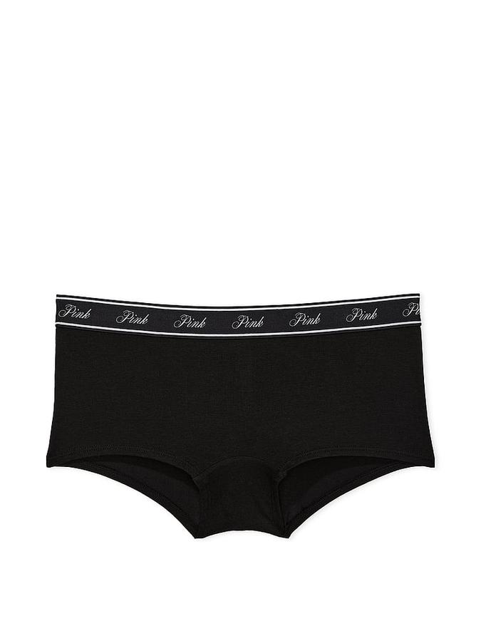 Logo Cotton Shine Boyshort Panty image number 2