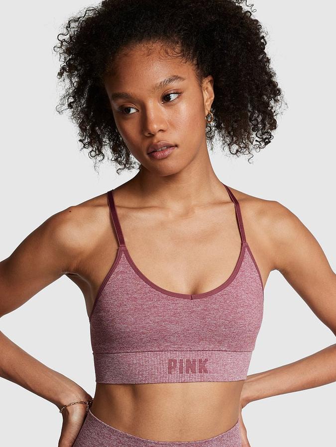 Seamless Racerback Sports Bra image number 0