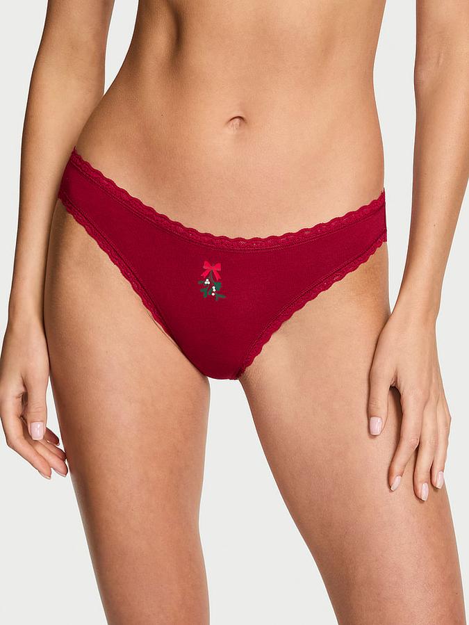 Lace-Waist Bikini Panty