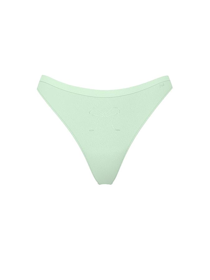 Seamless High-Leg Thong Panty image number 2