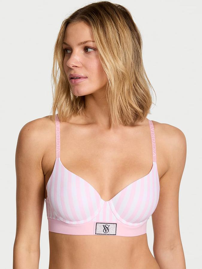 Shine Patch Lightly Lined Demi Bra