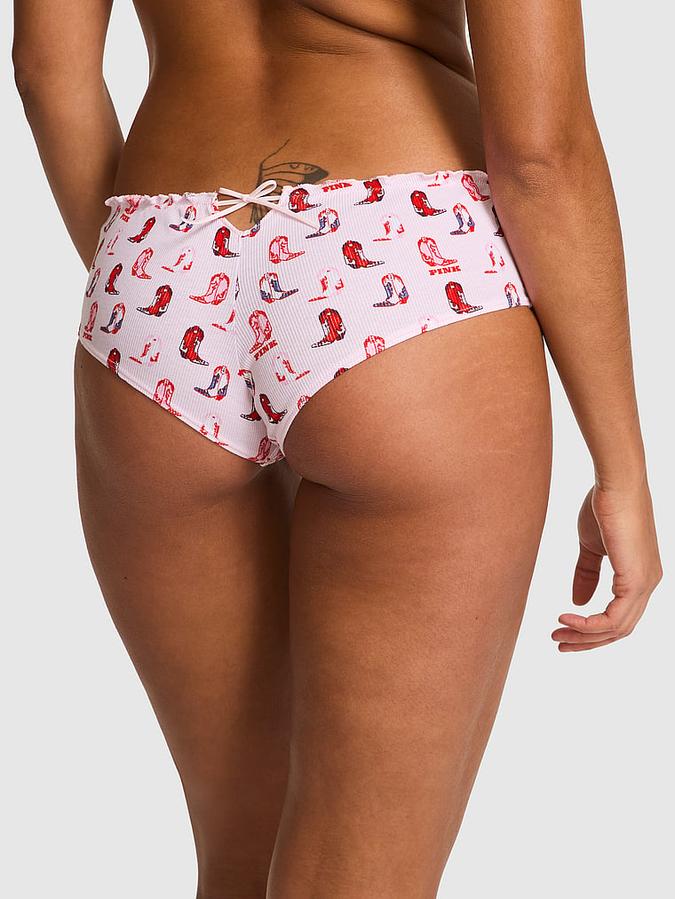 Cotton Back-Tie Cheeky Panty image number 1