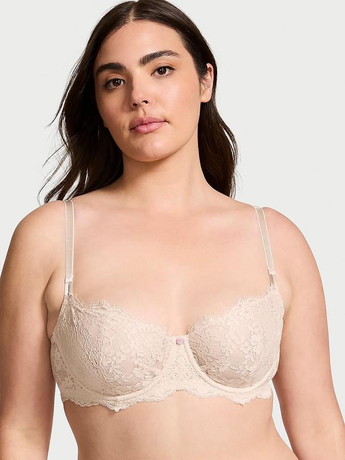 Wicked Unlined Lace Balconette Bra image number 0
