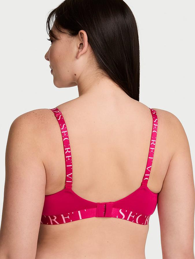 Cotton Exploded Logo Lightly Lined Wireless Bra