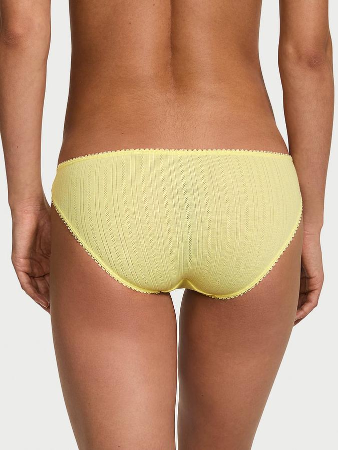 Stretch Pointelle Bikini Panty