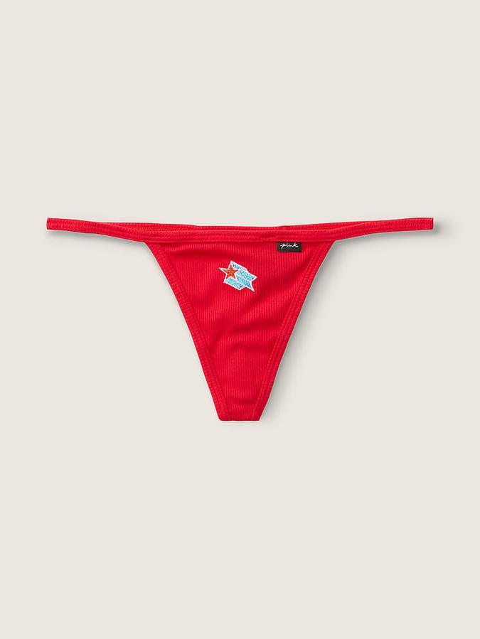 Cotton V-String Panty image number 0