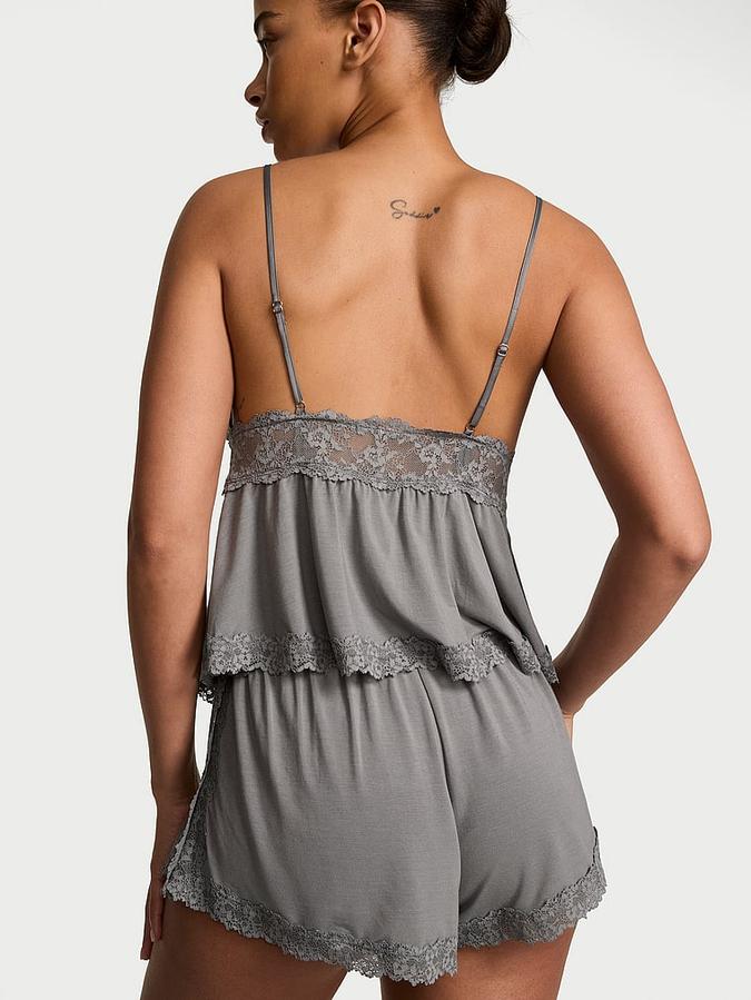 SoSoft&trade; Modal Lace-Trim Cami & Shorts Set