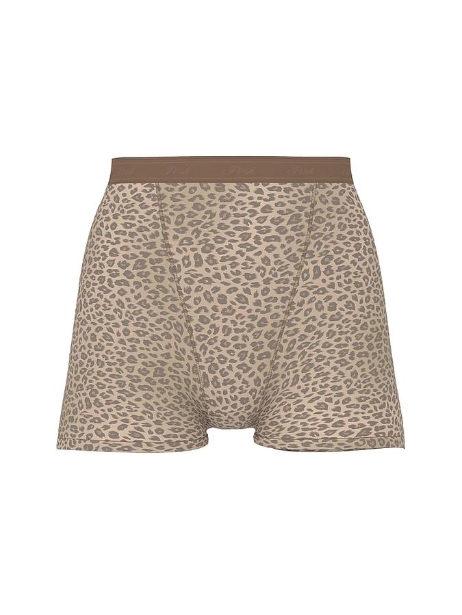 Logo Cotton High-Waist Boyshort Panty image number 2