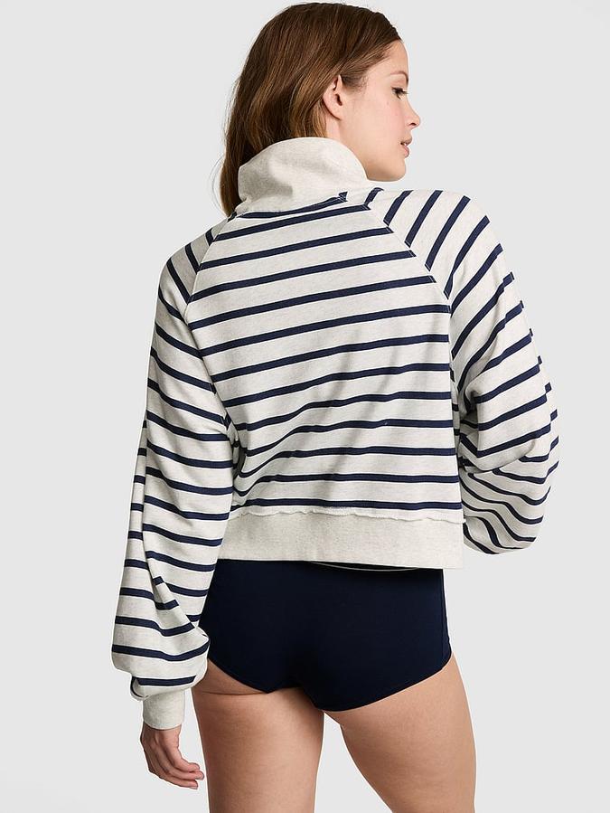 Campus Terry&trade; Mock-Neck Full-Zip Sweatshirt