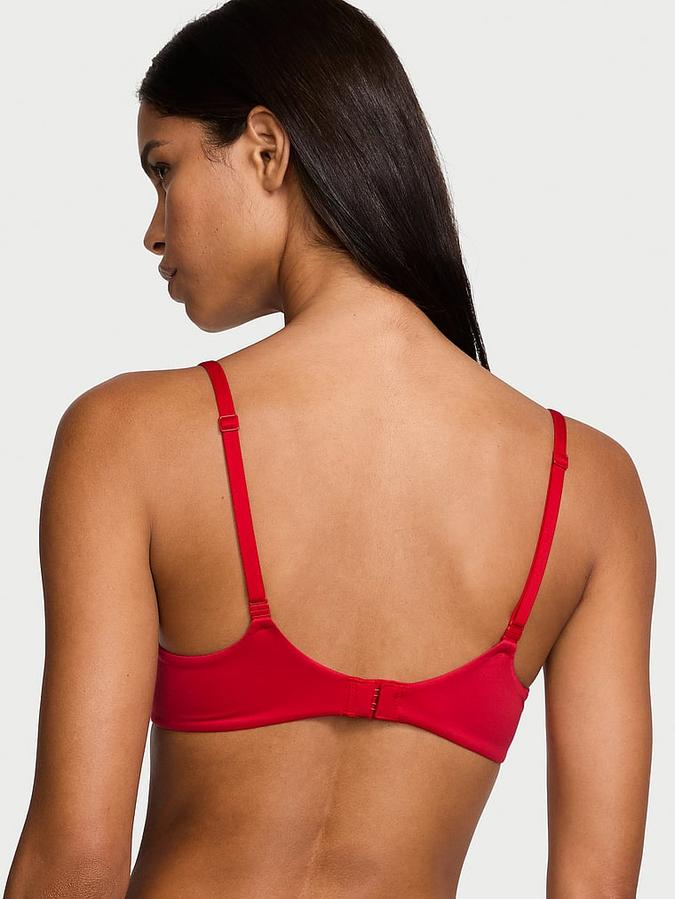 Lace-Trim Lightly Lined Full-Coverage Bra image number 1