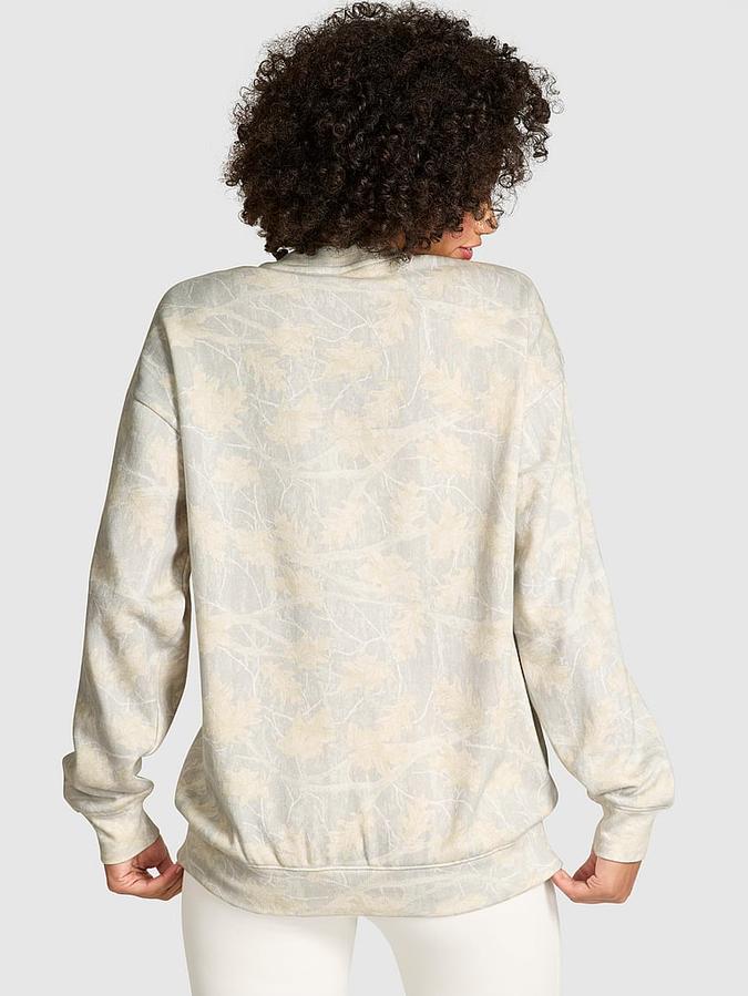 Ivy Fleece Oversized Crew Sweatshirt