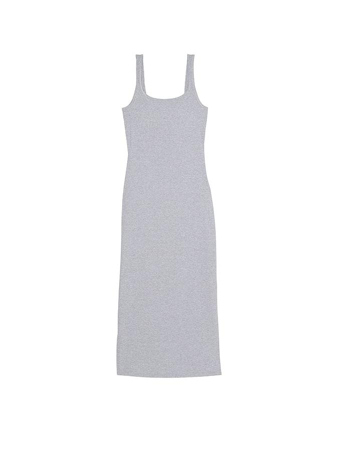 All-Day Soft Ribbed Bodycon Midi Dress image number 2