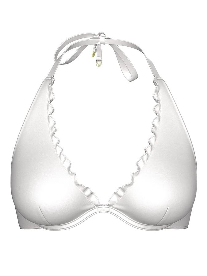 VS Archives Essential Ruffled Halter Bikini Top image number 2