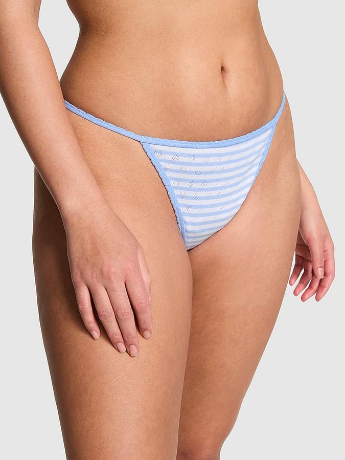 Cotton V-String Panty image number 0