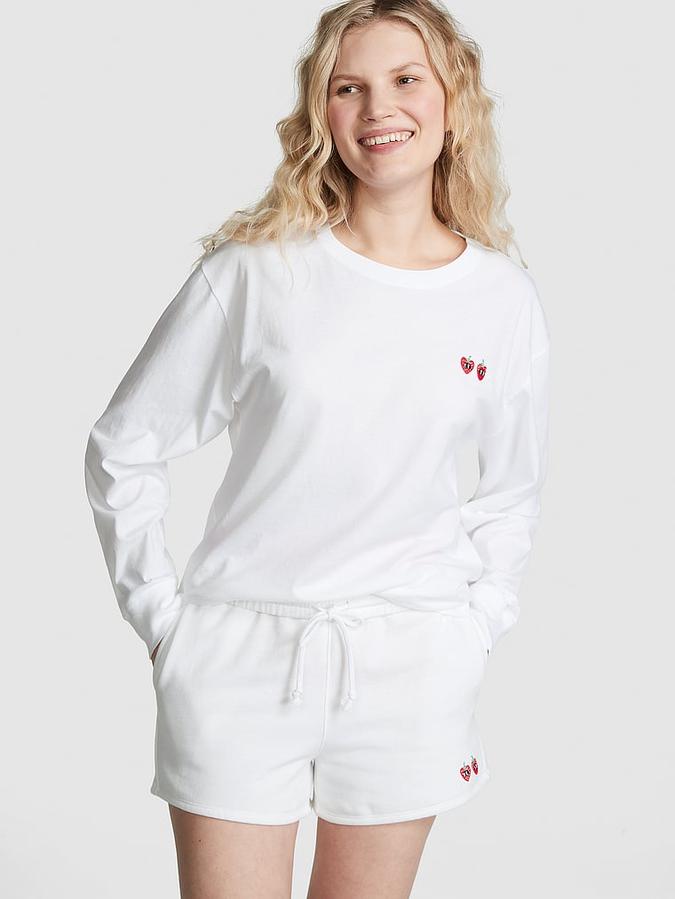 Oversized Long-Sleeve Campus Tee image number 0