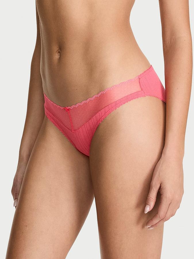 Stretch Pointelle Bikini Panty