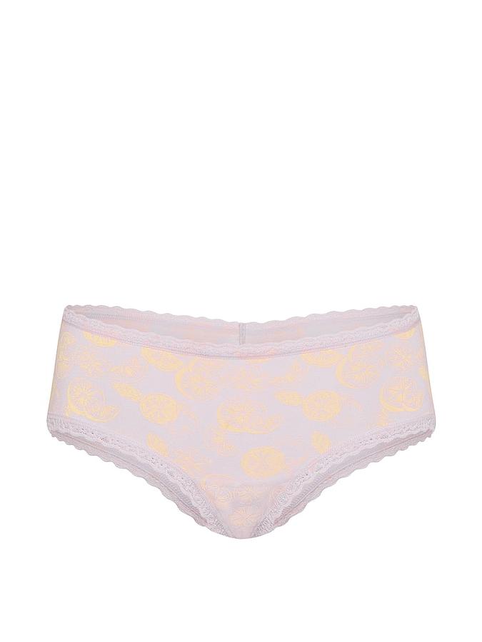 Cotton Lace-Waist Cheeky Panty image number 2