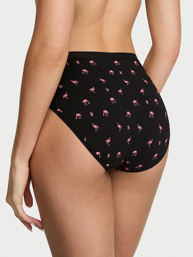 Stretch Cotton High-Leg Brief Panty