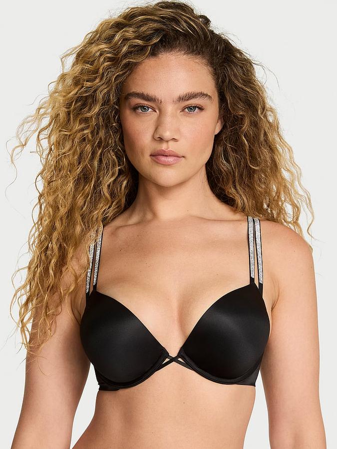 Bombshell Add-2-Cups Double Shine Strap Push-Up Bra image number 0