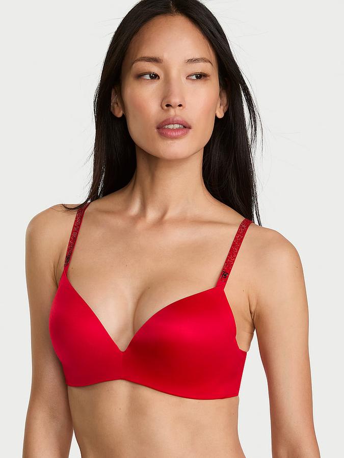 So Obsessed Shine Strap Wireless Push-Up Bra