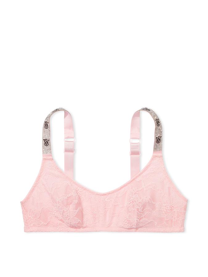 Shine Strap Lace Scoop Bralette image number 2