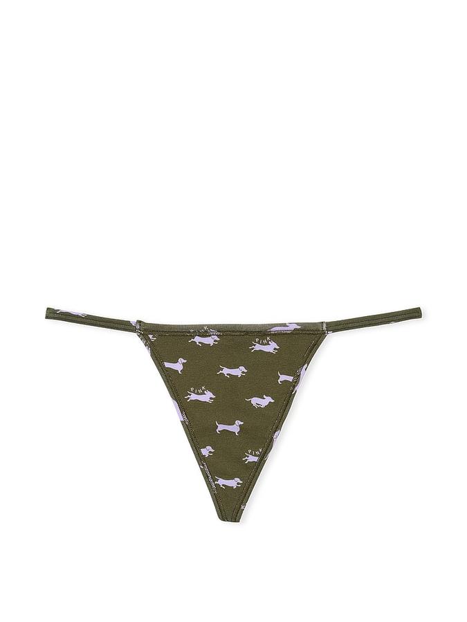 Cotton V-String Panty image number 1