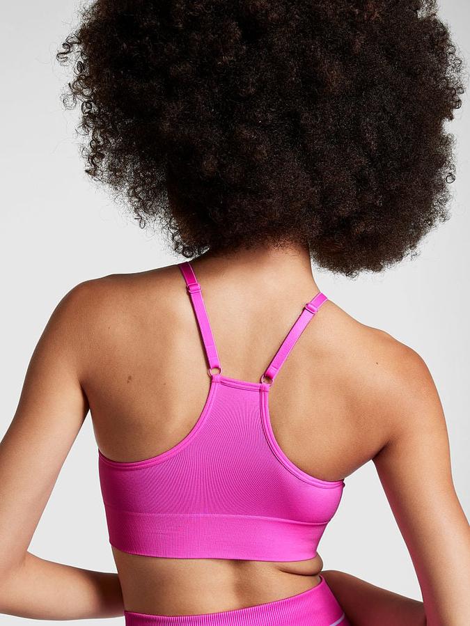 Seamless Racerback Sports Bra image number 1