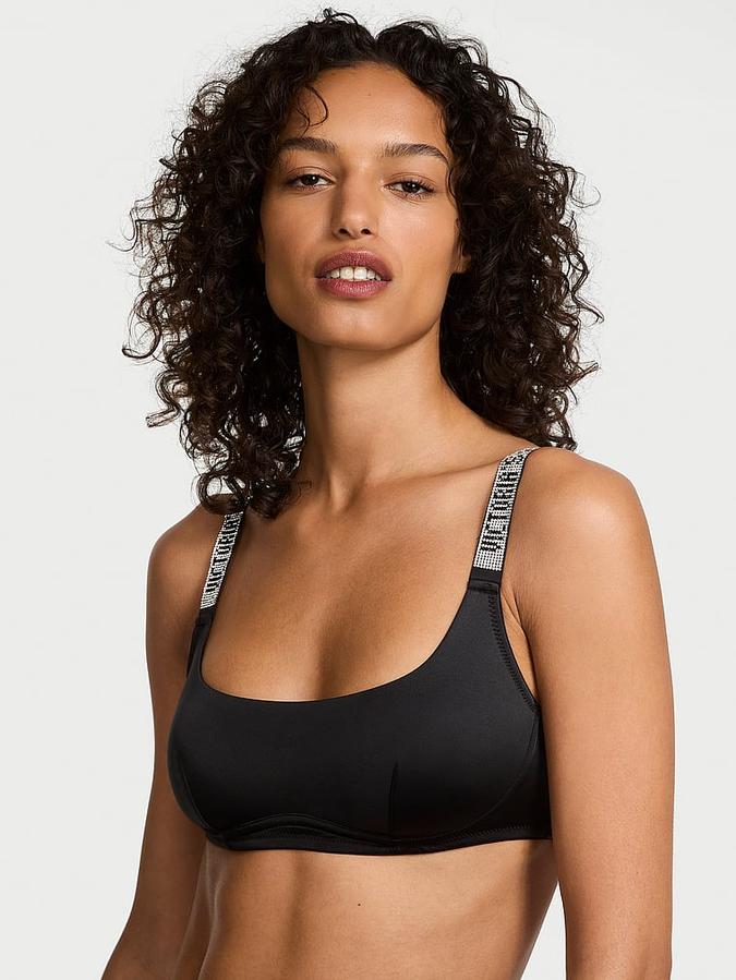 Shine Strap Scoop Bralette
