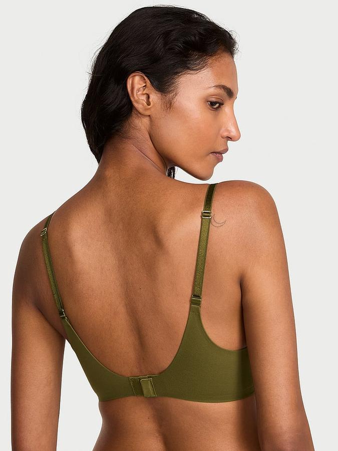 Lightly Lined Plunge Demi Bra image number 1
