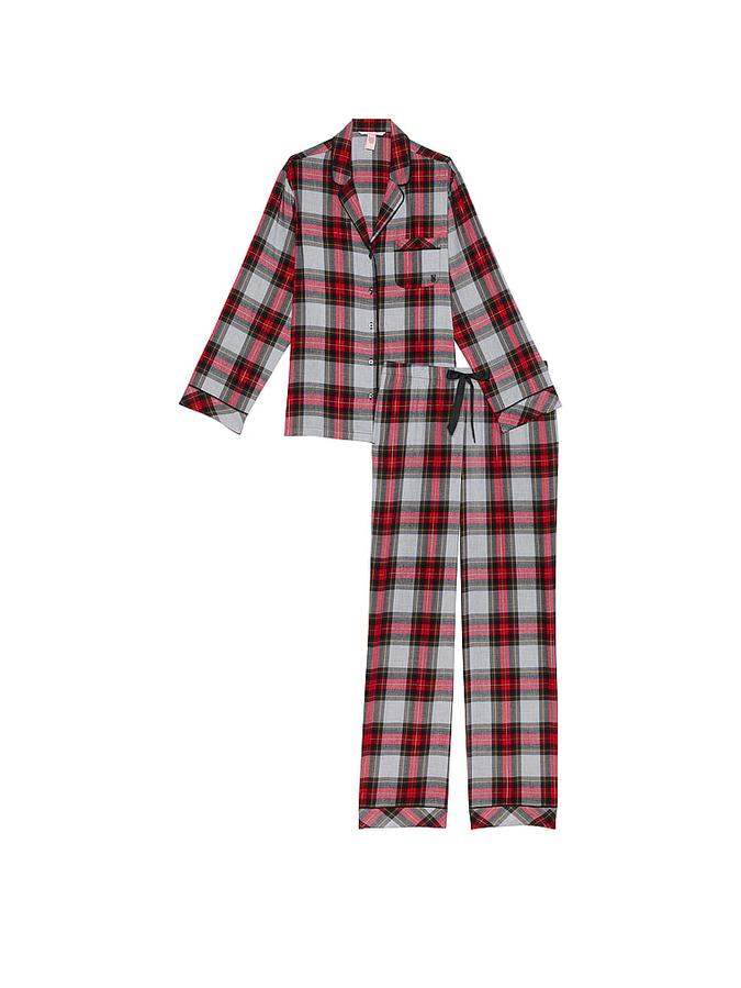 Flannel Long Pajama Set image number 2
