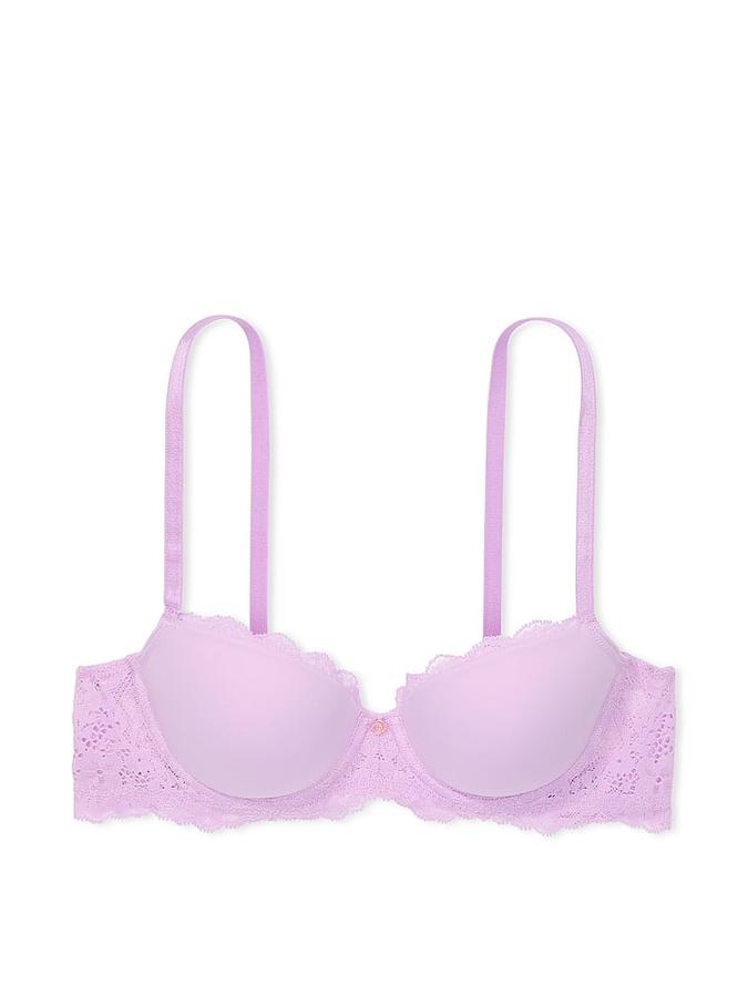 Smooth & Lace Lightly Lined Classic Coverage Demi Bra image number 2
