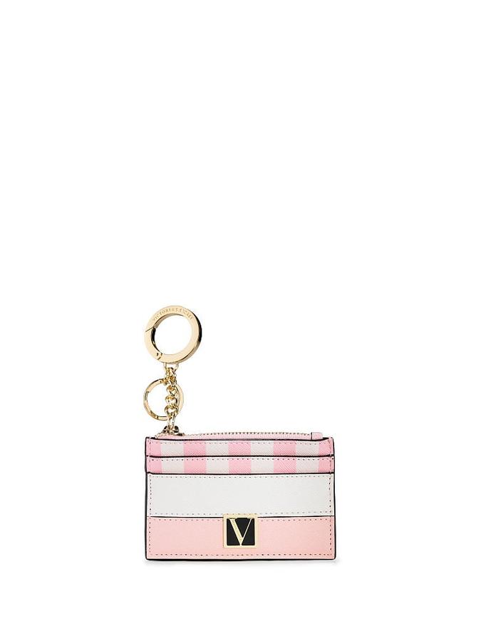The Victoria Card Case Keychain Iconic Stripe image number 3