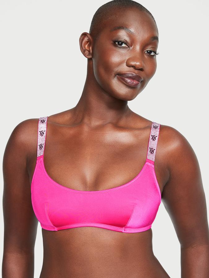 Shine Strap Scoop Bralette image number 0