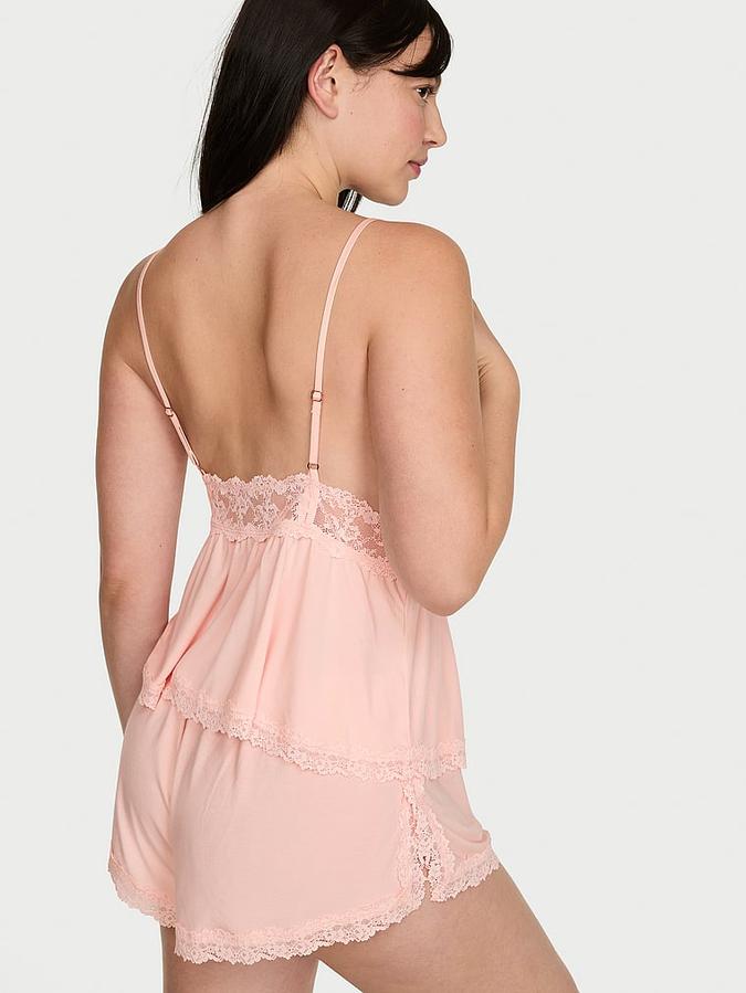 SoSoft? Modal Lace-Trim Cami & Shorts Set