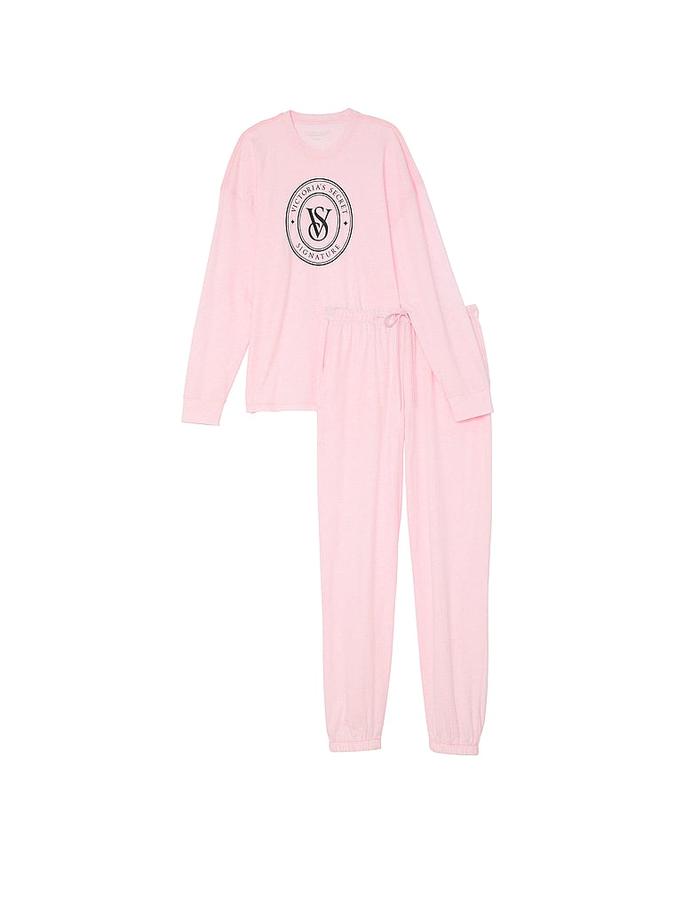 100% Cotton Long Pajama Set image number 2