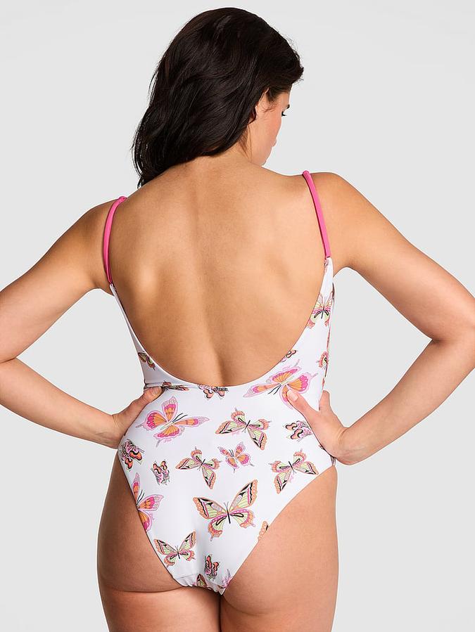 Front-Tie One-Piece Swimsuit image number 1