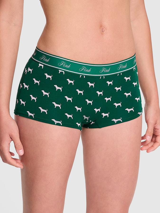 Logo Cotton Boyshort Panty