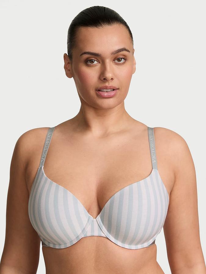Cotton Lightly Lined Demi Bra image number 0