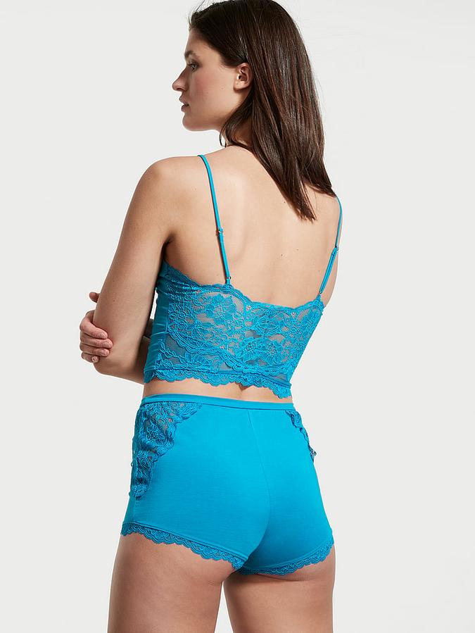 Stretch Modal Cropped Cami Set image number 1